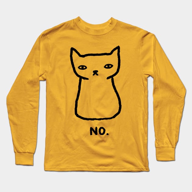 NO. Long Sleeve T-Shirt by FoxShiver
